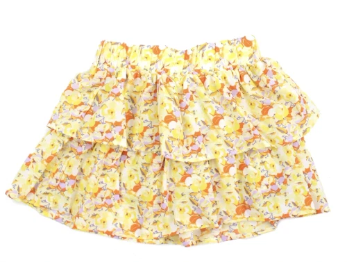 Name It creme de peche nederdel blomster